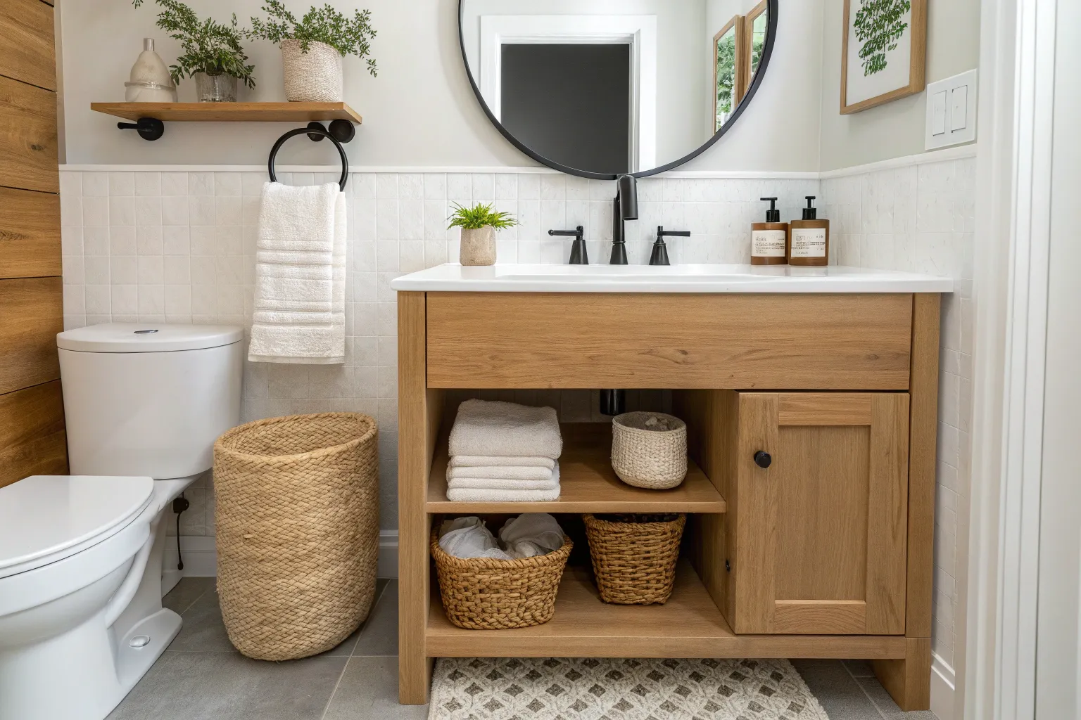 5+ Stylish Half Bath Ideas on a Budget