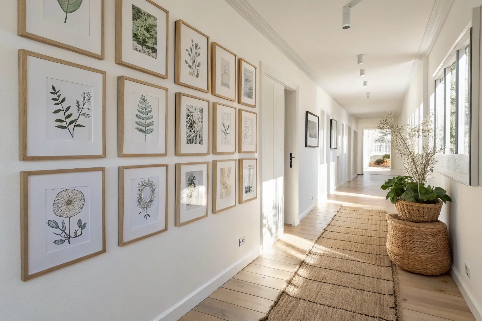 16+ Stylish Hallway Gallery Wall Ideas for Small Spaces