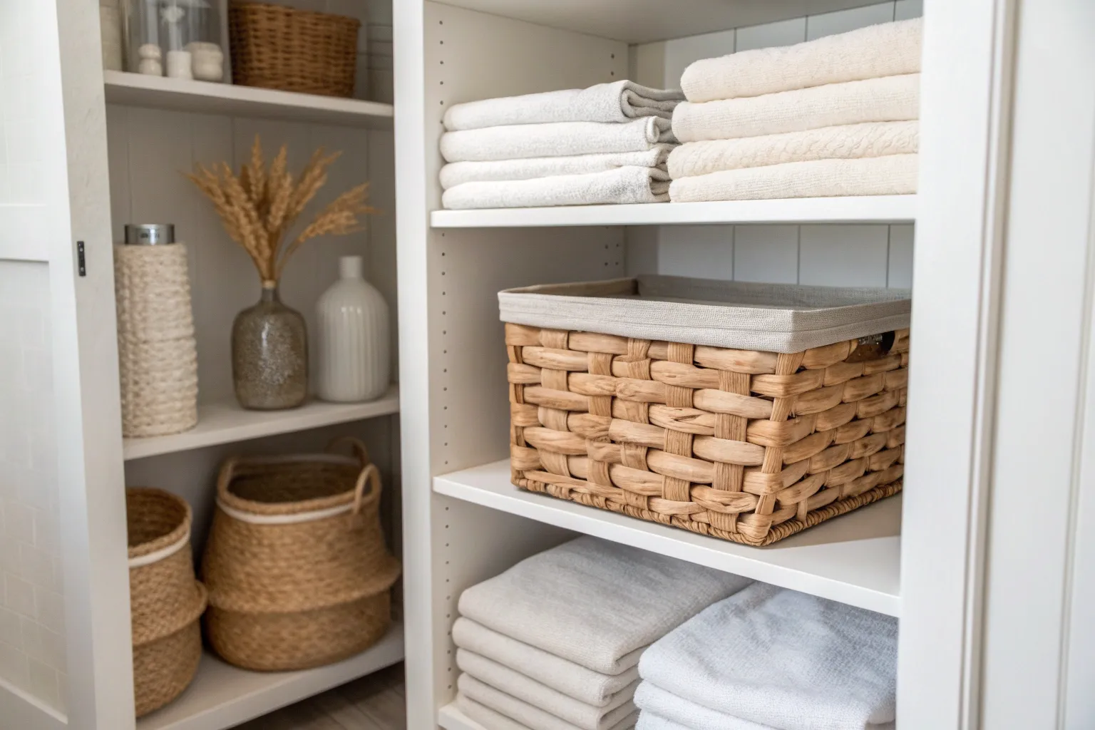 18+ Smart Linen Closet Shelving Ideas for Small Spaces