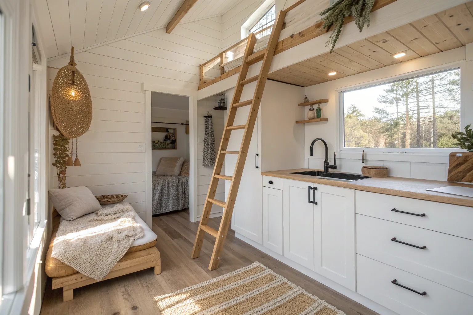 5+ Loft Simple Tiny House Interior Ideas for Small Spaces