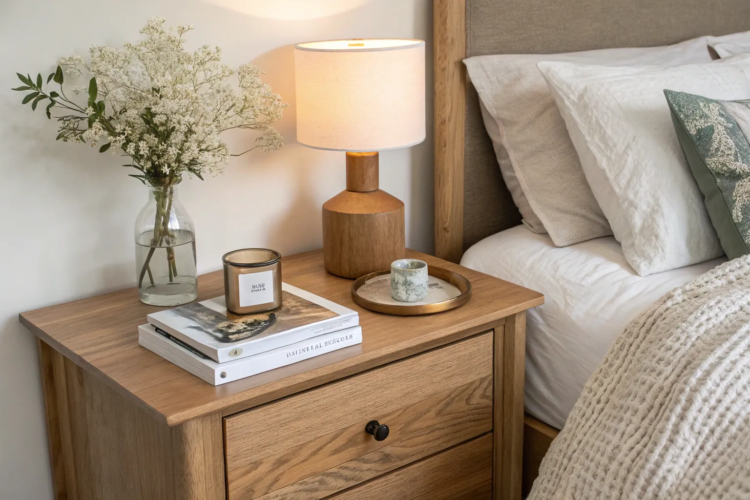 16+ Chic Nightstand Decor Ideas for Small Bedrooms