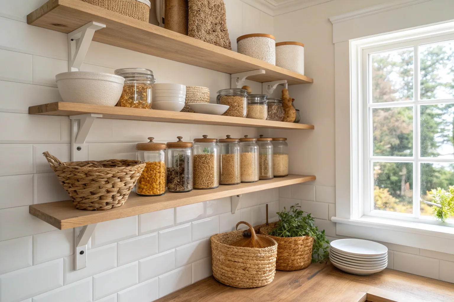 19+ Stylish Open Pantry Ideas for Small Spaces