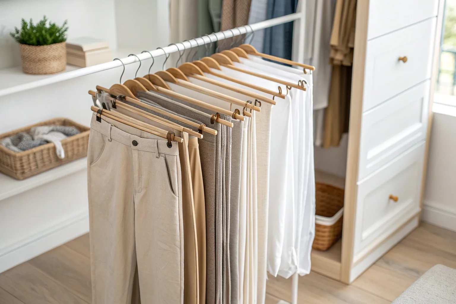 11+ Smart Pants Organizer Ideas for Small Closets