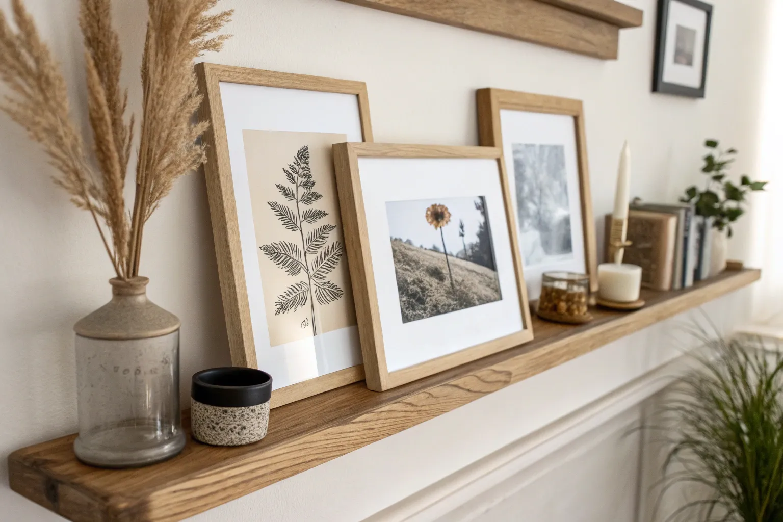 12+ Fresh Picture Ledge Styling Ideas for Small Spaces