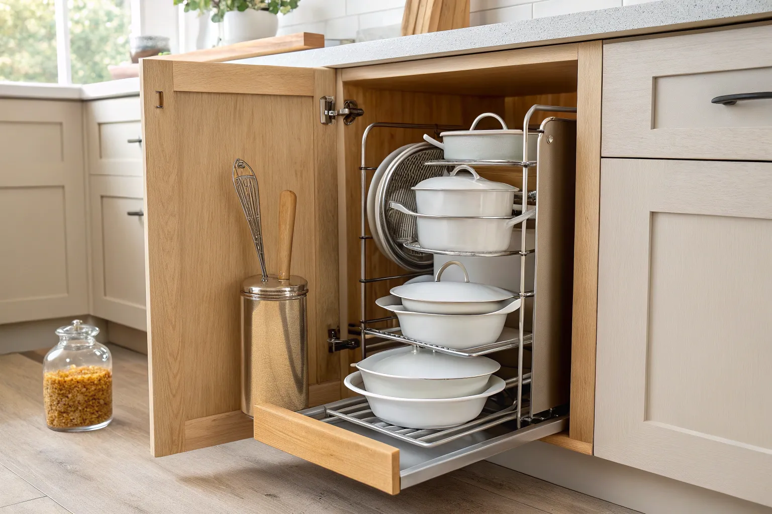 7+ Smart Pot and Pan Storage Ideas for Small Kitchens