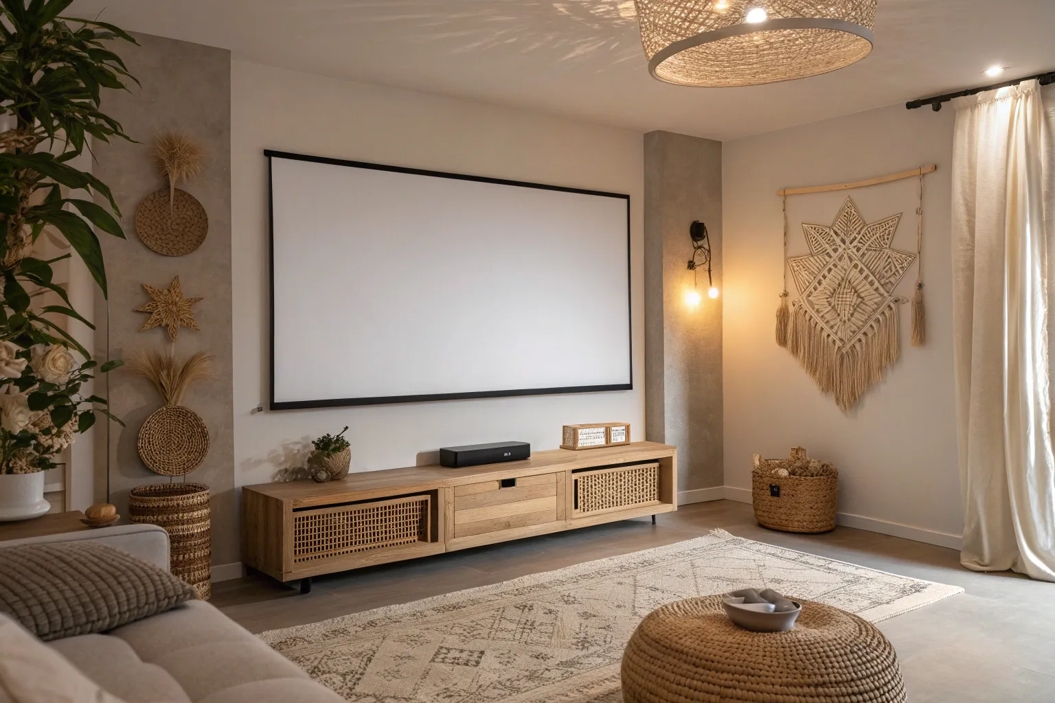 4+ Cozy Projector Wall Ideas for Small Spaces
