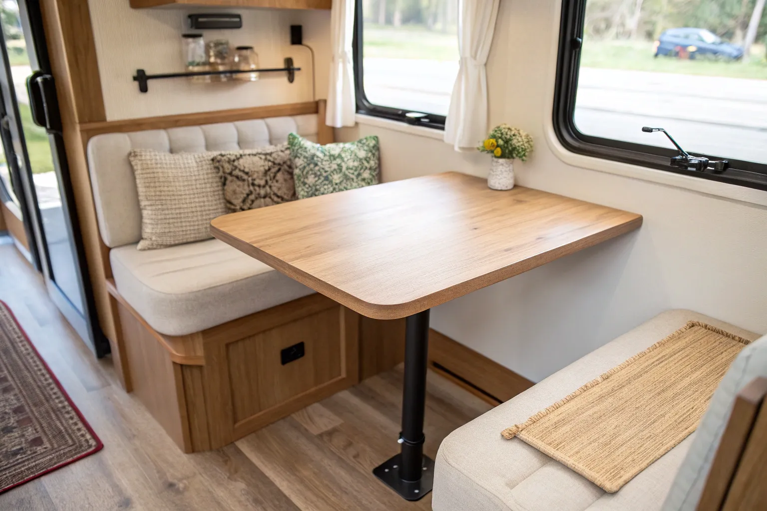 14+ Smart RV Table Ideas for Tiny Spaces