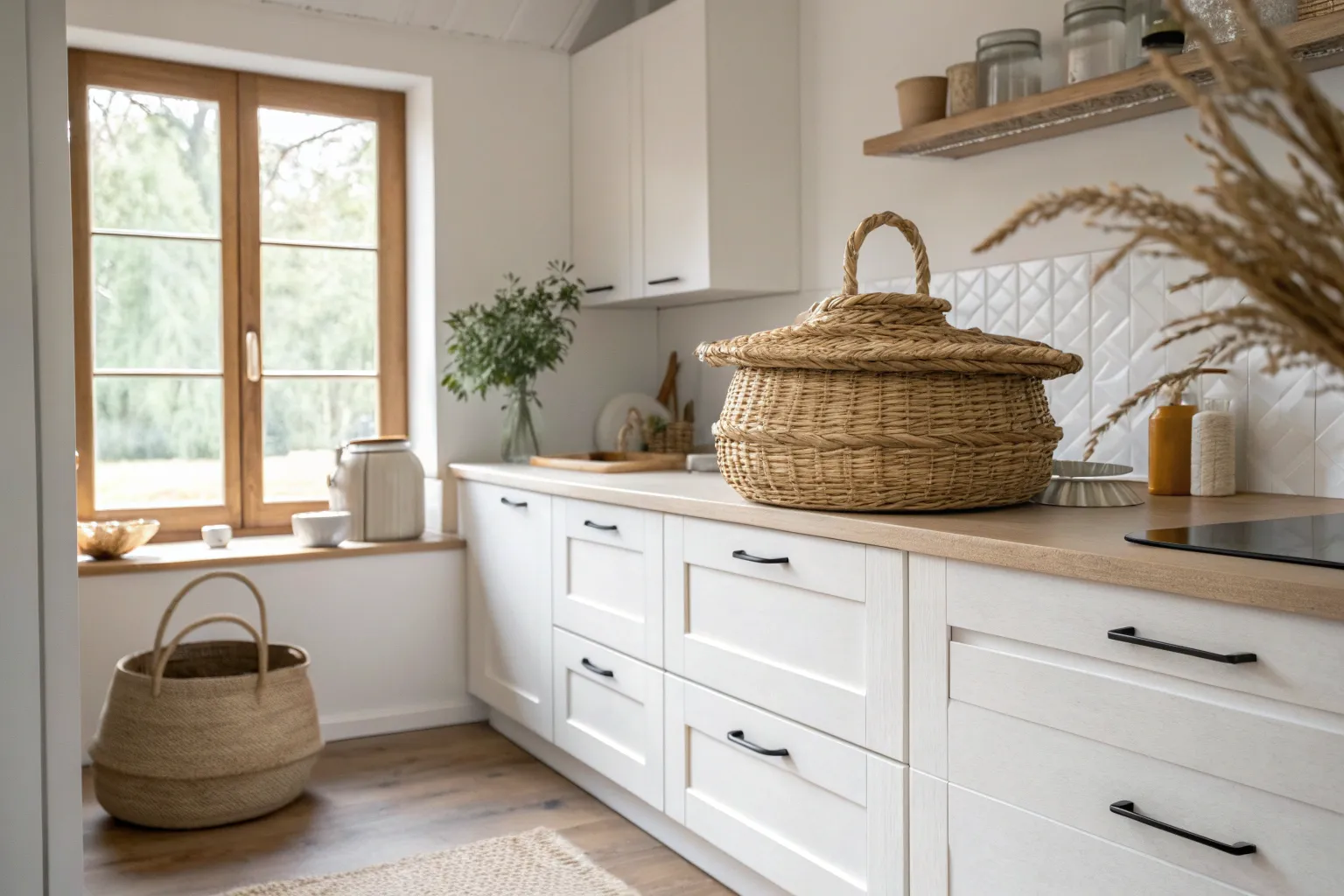 16+ Stylish Space Above Cabinets Ideas for Small Kitchens