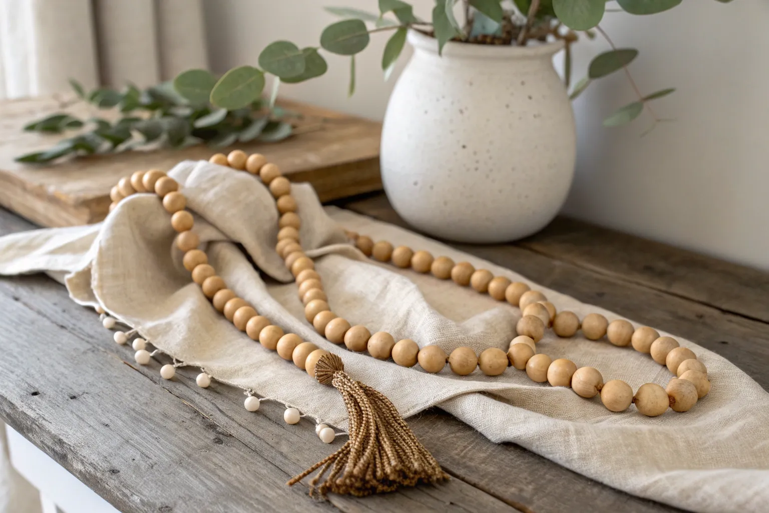 15+ Charming Wood Bead Garland Ideas to Try