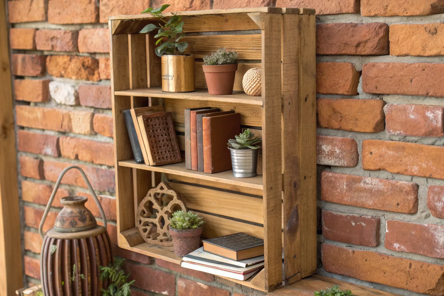 15+ Creative Wooden Crates on Wall Ideas