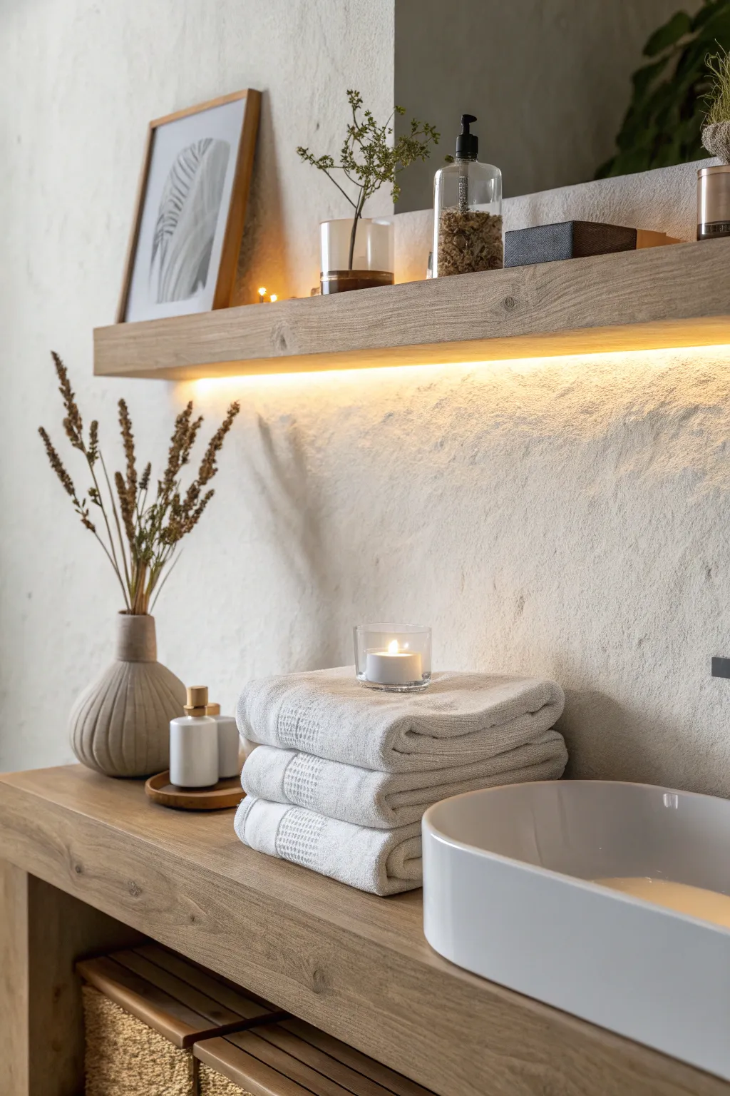 9+ Smart Bathroom Floating Shelves Ideas for Small Spaces